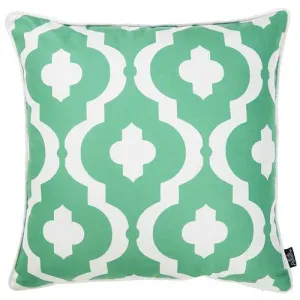 18"x18"Turquiose Marine Moroccon Stars Decorative Throw Pillow Cover