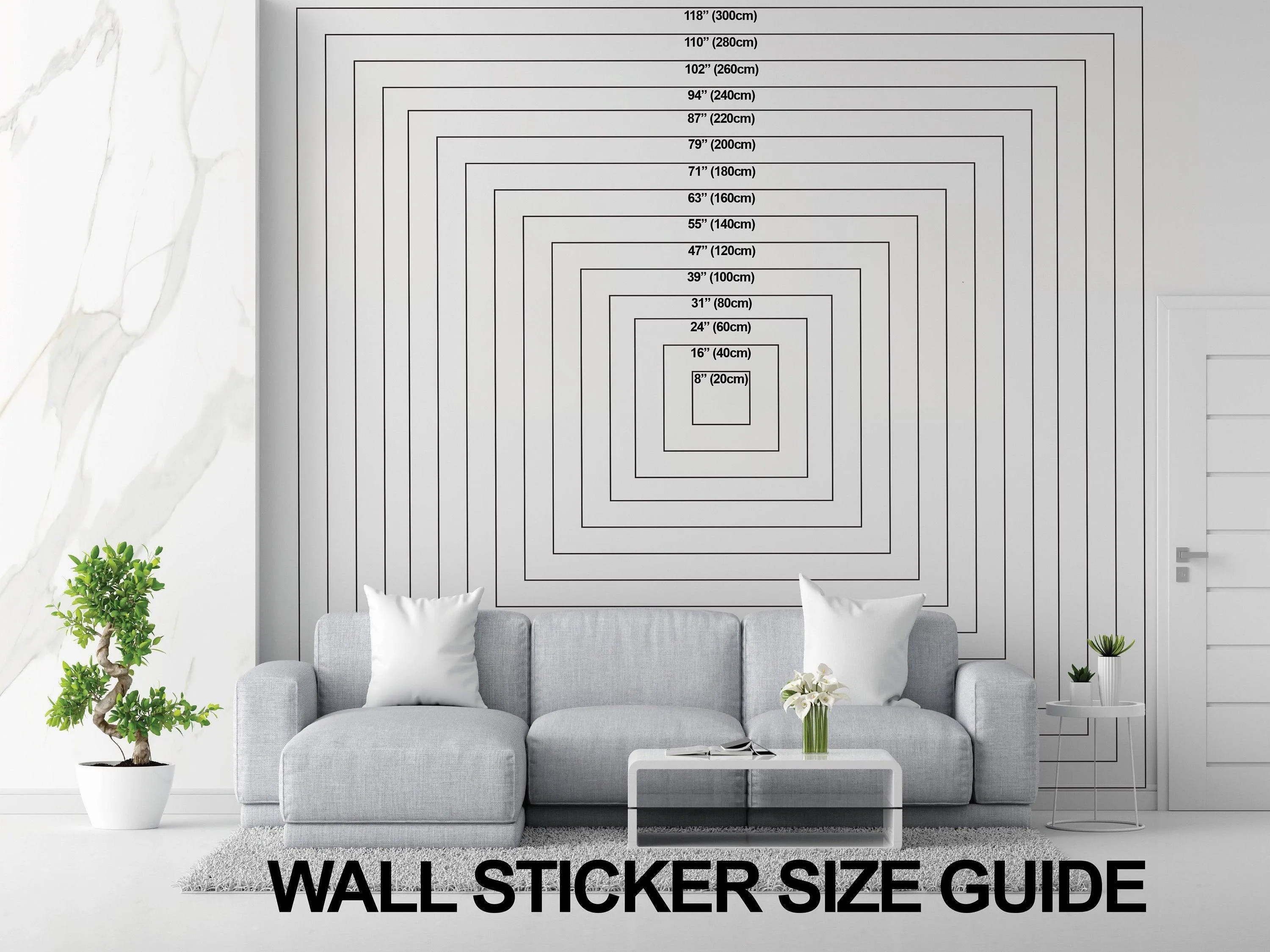 3D White Shark Wall Decal | Realistic Shark with Open Jaws Wall Sticker | Hole with Cracks Ocean Themed Home Decor | Living Room Portal