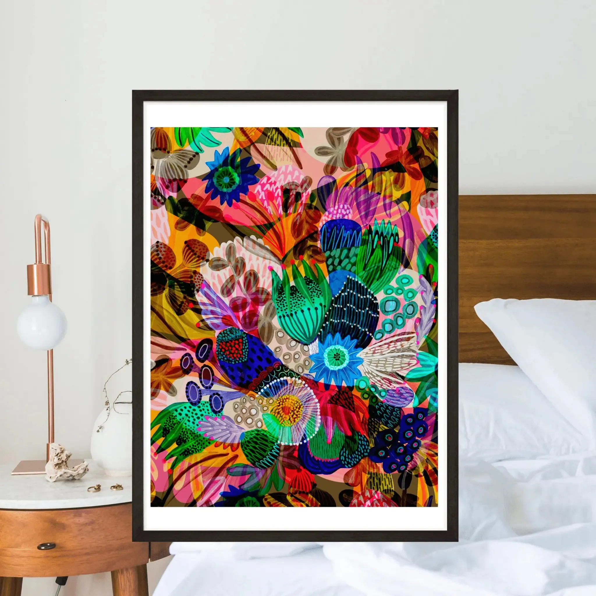 Abstract Wall Art Print Garden of Eden