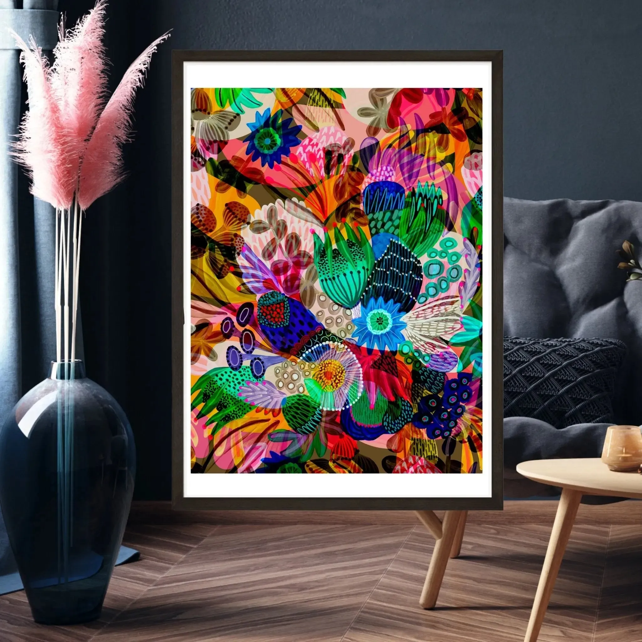 Abstract Wall Art Print Garden of Eden