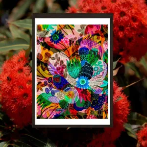 Abstract Wall Art Print Garden of Eden