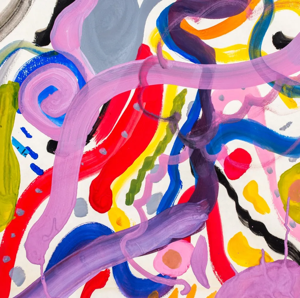 Aline Carton Abstract Composition Acrylic