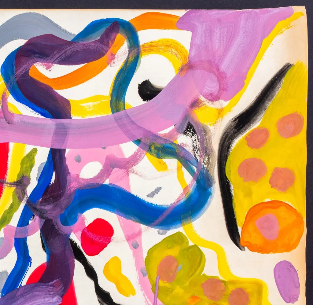 Aline Carton Abstract Composition Acrylic