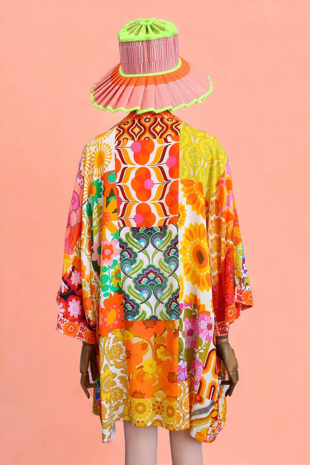 ANNA CHANDLER KIMONO SEVENTIES ORANGE
