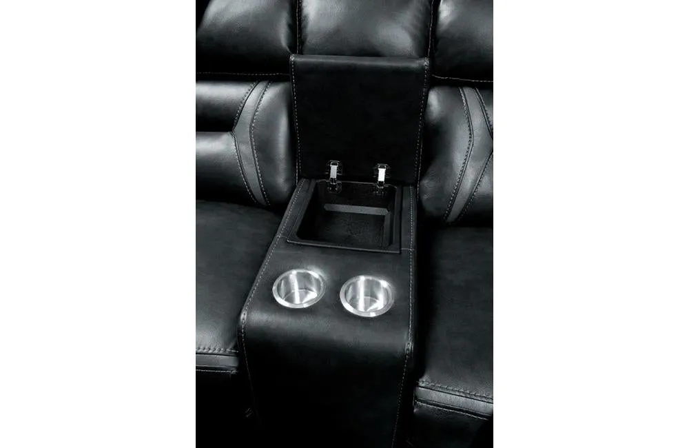 Arlington Black  Reclining Sectional Sofa