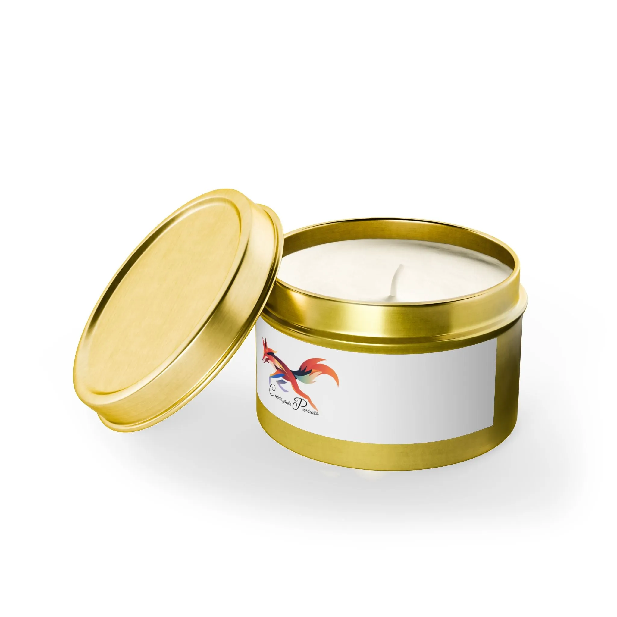 Aromatic Tin Candles - Cozy Fox Design for Home Decor & Gifts USA