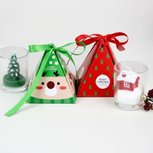 Assorted Christmas Theme Scented Glass Candle - Pack of 12