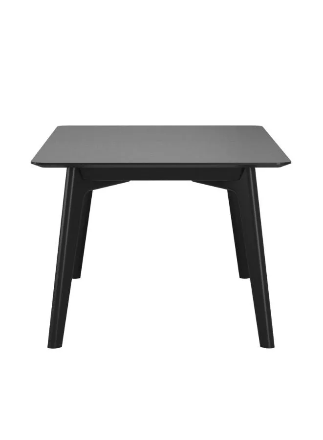 Bordeaux Expandable Table Rectangle (M) - Black Natural Solid Wood