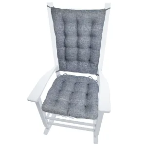 Brisbane Colonial Blue Rocking Chair Cushions - Latex Foam