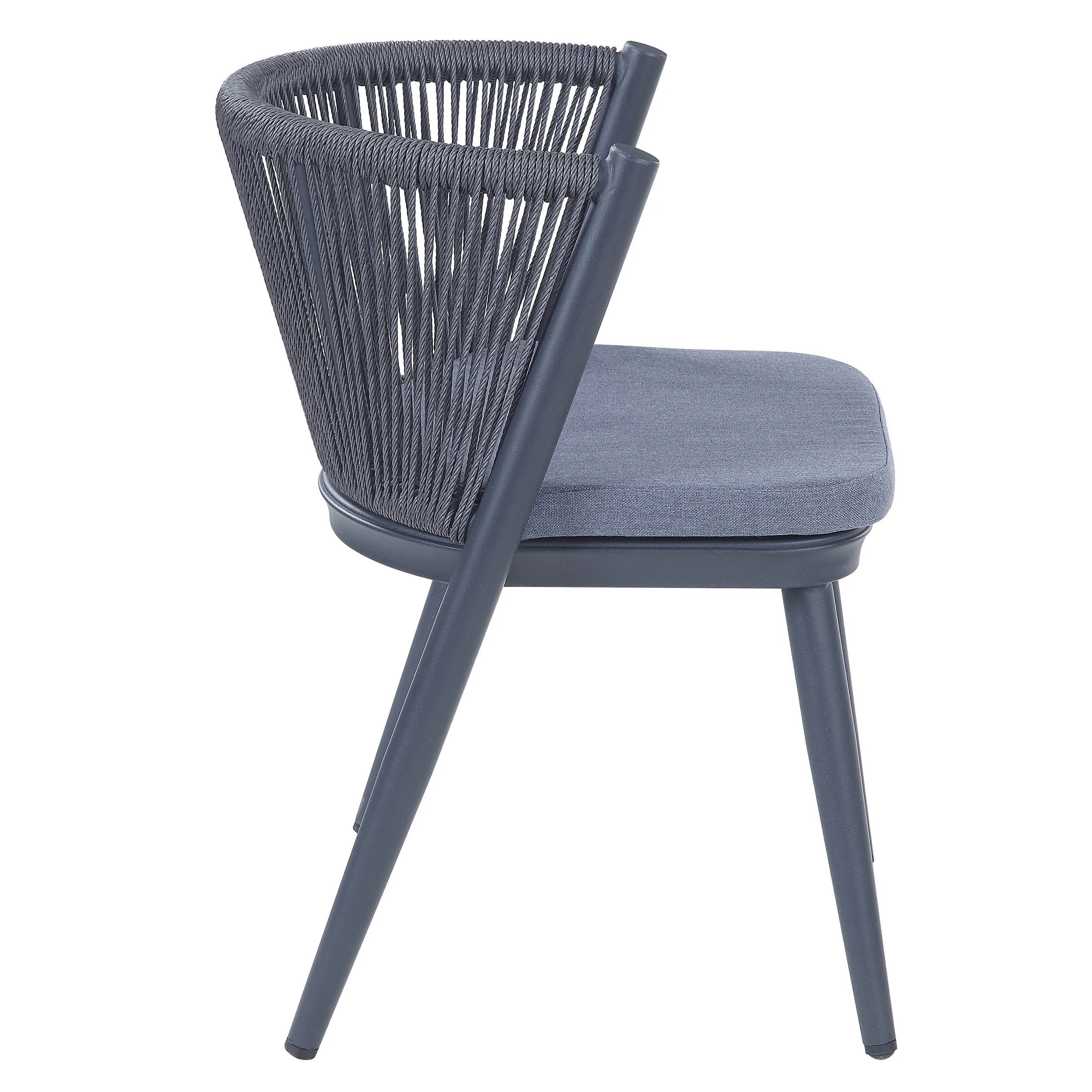Bryllix Bohemian Compact 3-piece Oval Patio Bistro Set