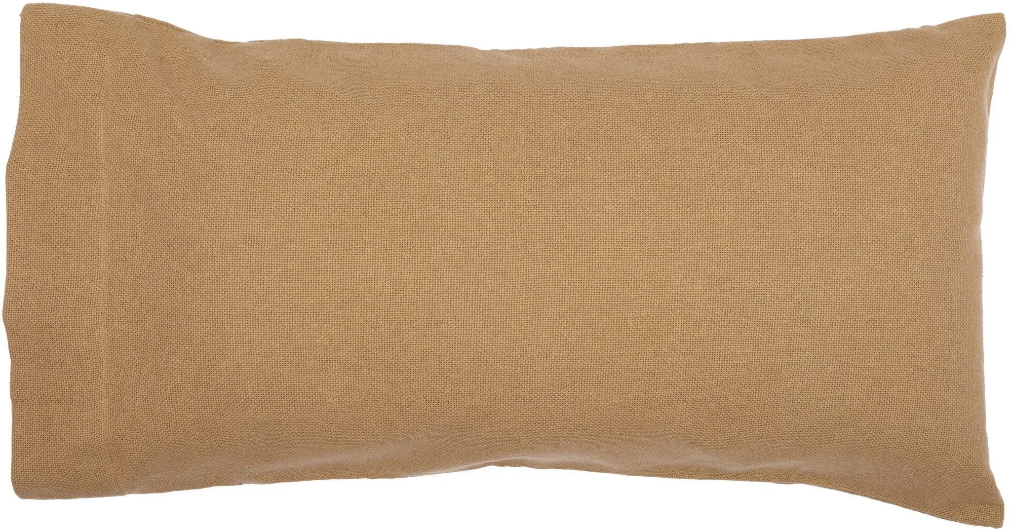 Burlap Natural King Pillow Case - Set of 2