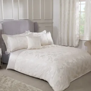 Butterfly Meadow Cream Embellished Jacquard Duvet Set