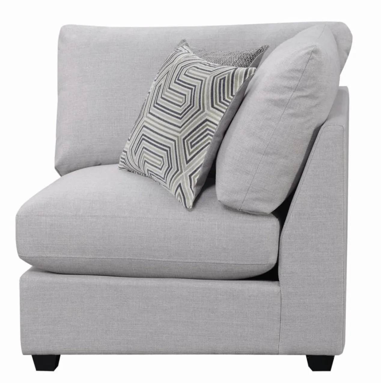 Cambria Upholstered Corner Grey