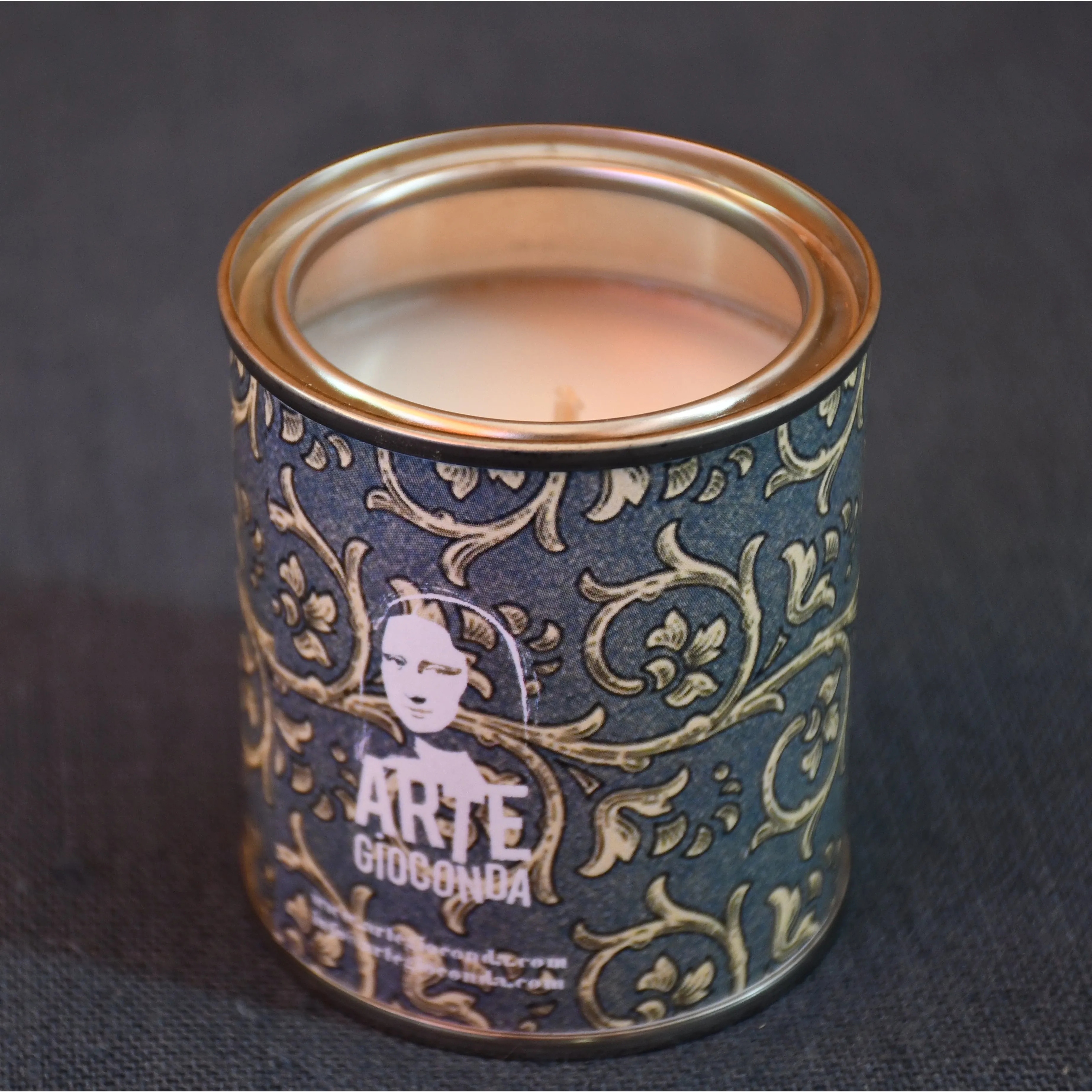 Candela profumata - Carta fiorentina blu polvere