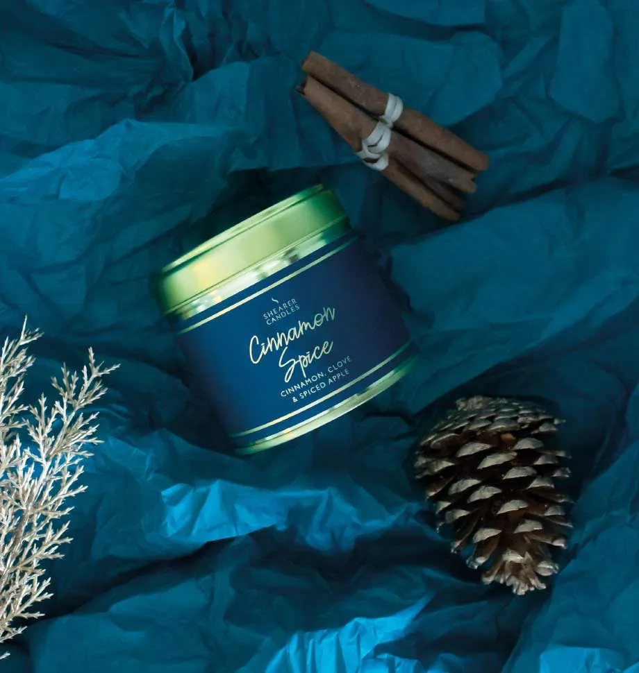 Cinnamon Spice Large Tin Candle