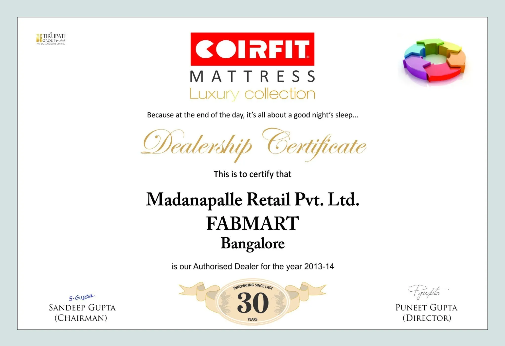 Coirfit Mattress Speciality PUFF Healthspa