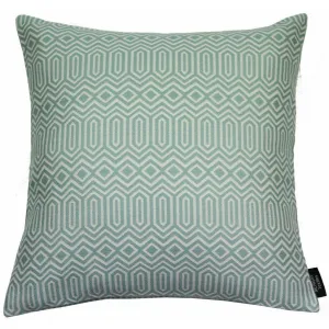 Colorado Geometric Duck Egg Blue Cushion