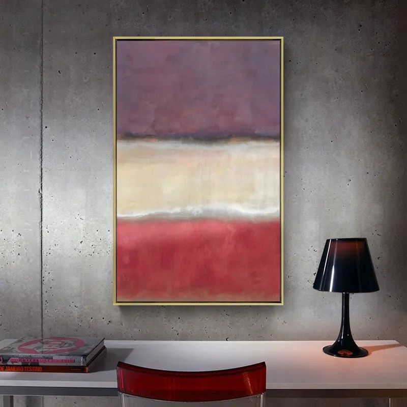 Colorful Abstract Wall Art With Frame
