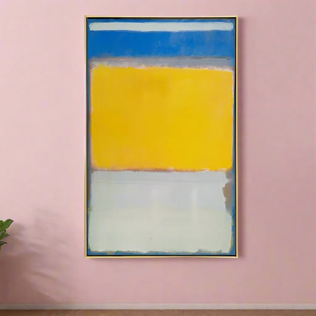 Colorful Abstract Wall Art With Frame