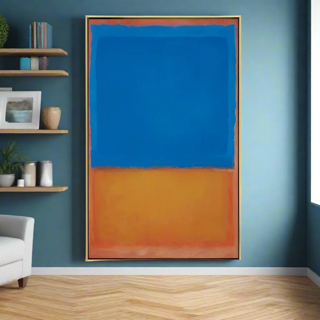 Colorful Abstract Wall Art With Frame