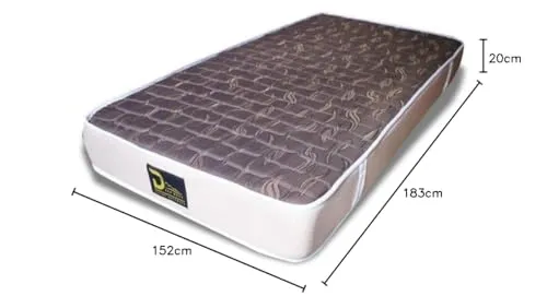 Deep Rest Foam Medium Comfort Ortho Bonnel Spring Mattress (72 X 60 X 8 Inches)