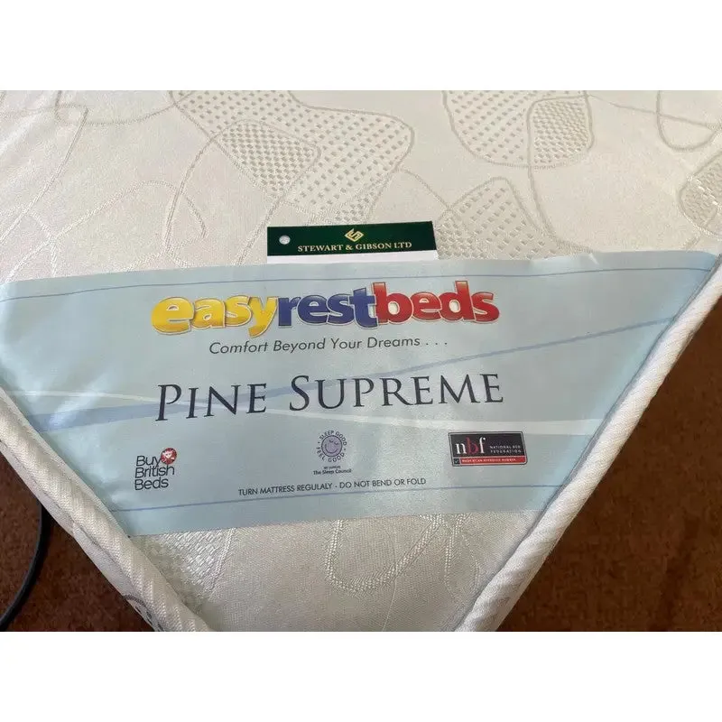 Easy Rest Pine Supreme Sprung Mattress - 3ft / 4ft / 4ft 6 / 5ft