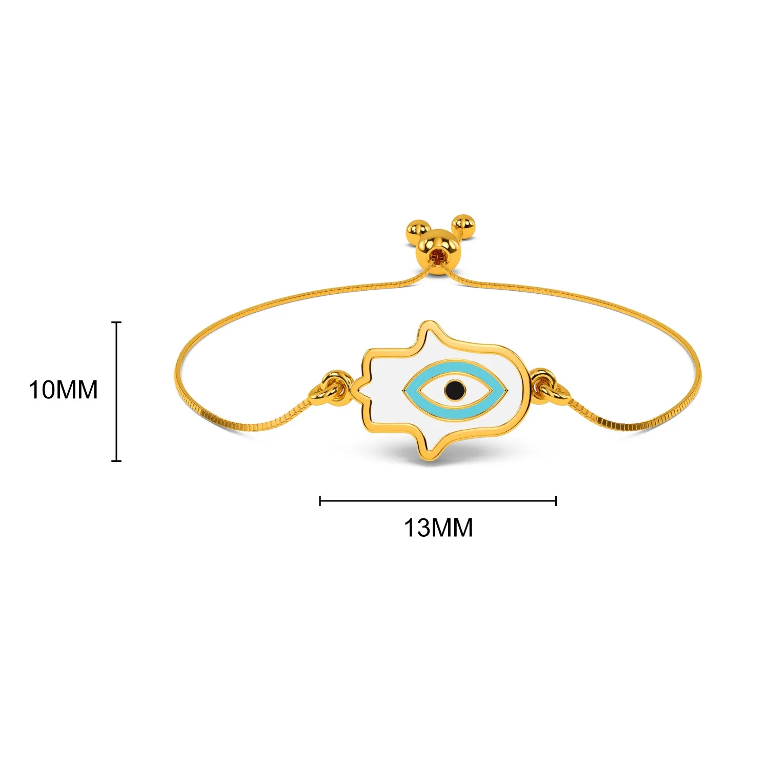 Enfleda Hamsa Bracelet