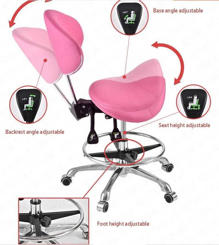 Ergonomic Saddle Seat for Medical & Dental Use