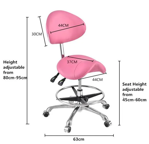Ergonomic Saddle Seat for Medical & Dental Use