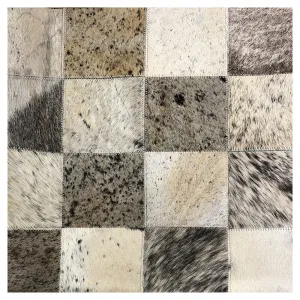 Genuine Cowhide Pillow 16"x16"