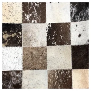 Genuine Cowhide Pillow 16"x16"