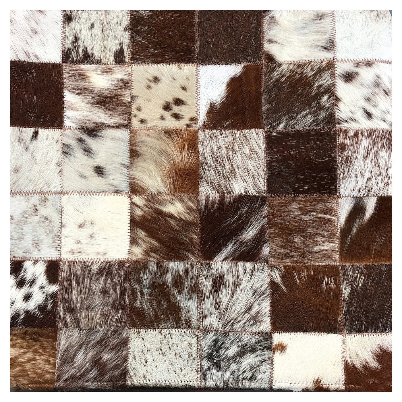 Genuine Cowhide Pillow 16"x16"