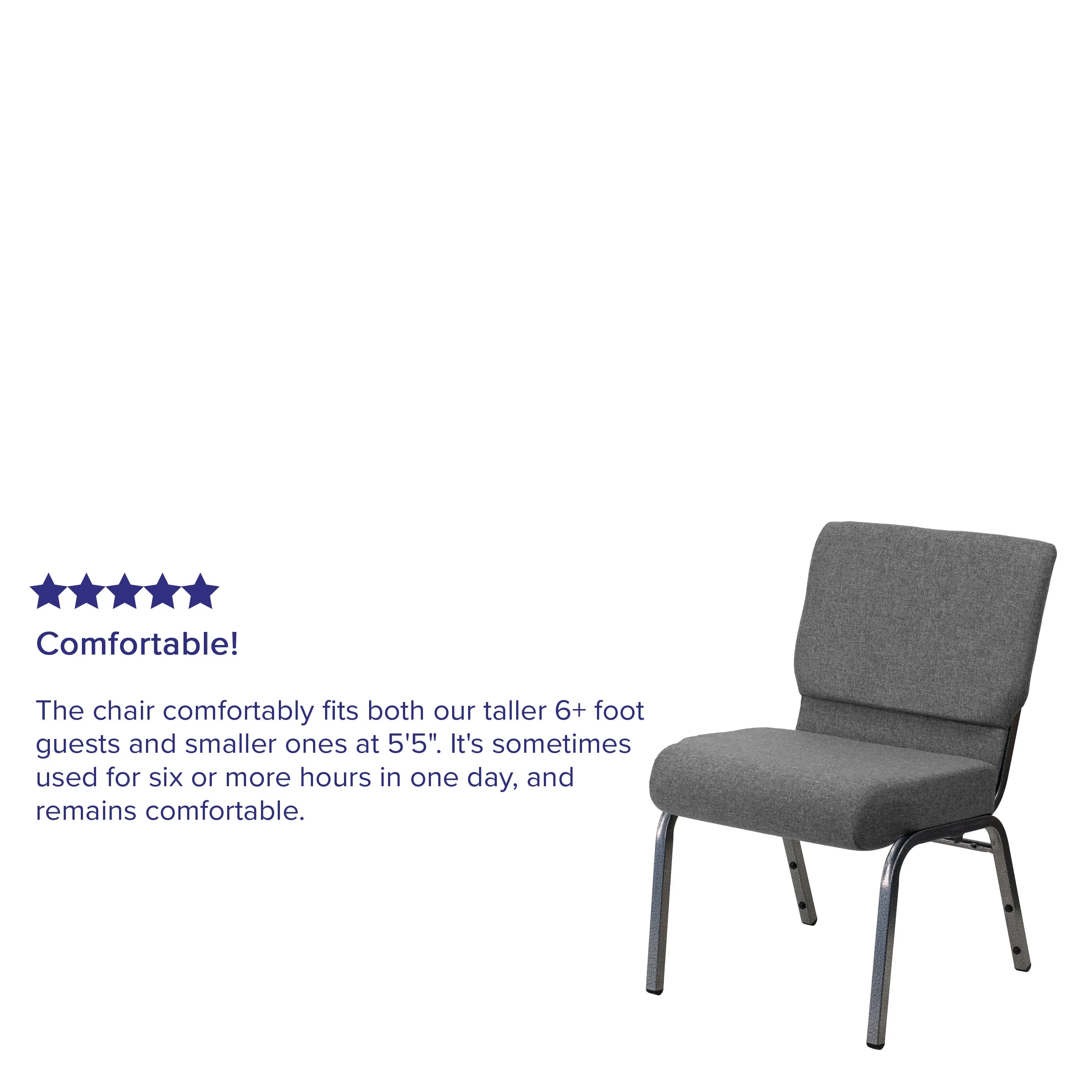 HERCULES Series 21''W Stacking Church Chair