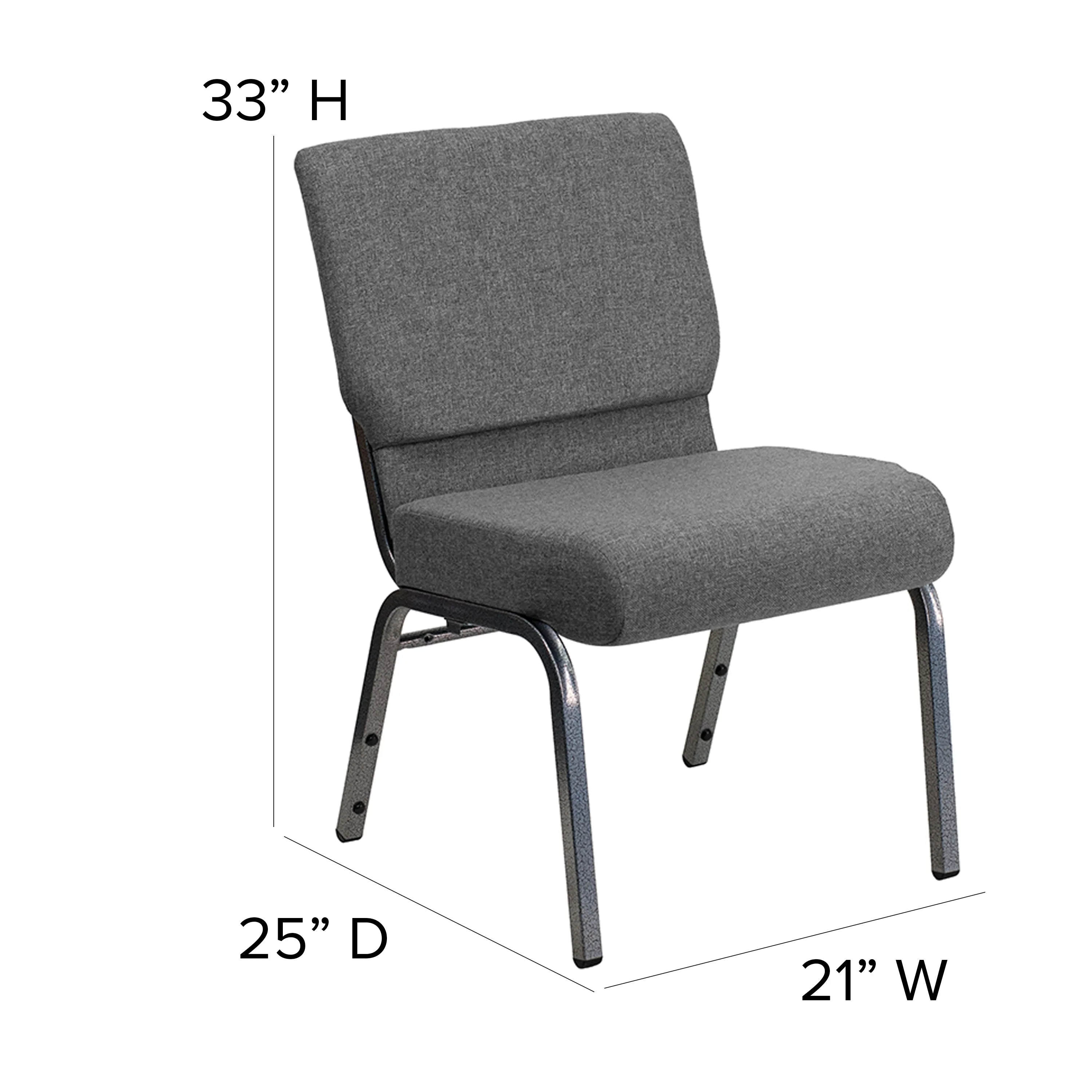 HERCULES Series 21''W Stacking Church Chair