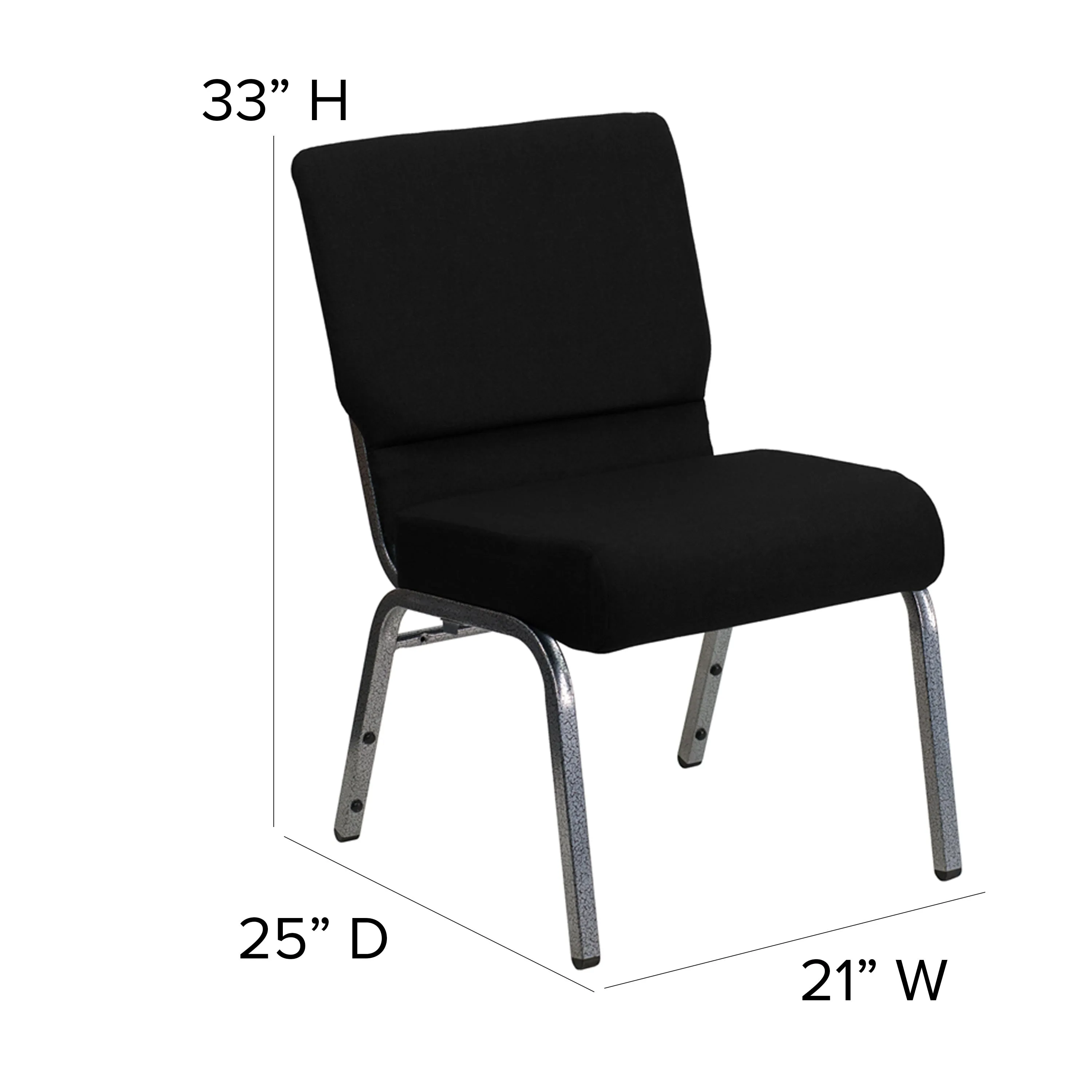 HERCULES Series 21''W Stacking Church Chair