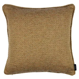 Highlands Ochre Textured Plain Cushion