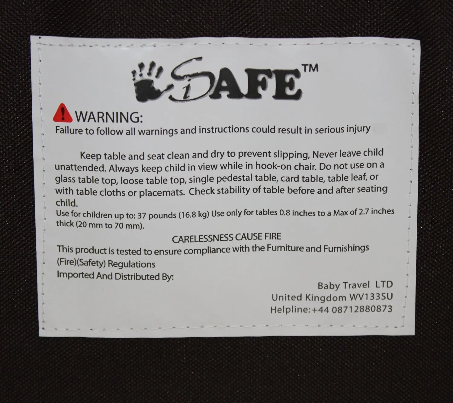 iSafe Baby Fast Fit Booster Seat YummyLUV Table Highchair - Olive
