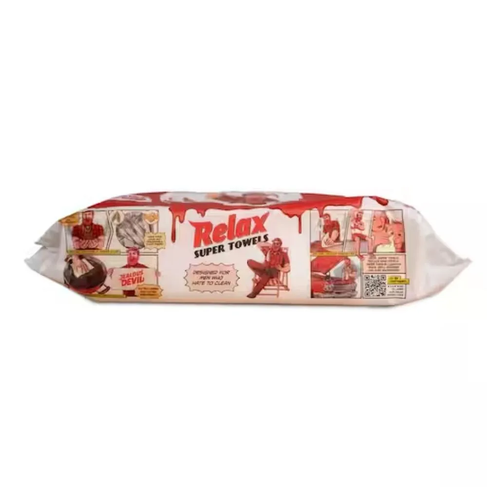 Jealous Devil Relax Super Towels - Multi-Purpose Cleaning Wipes