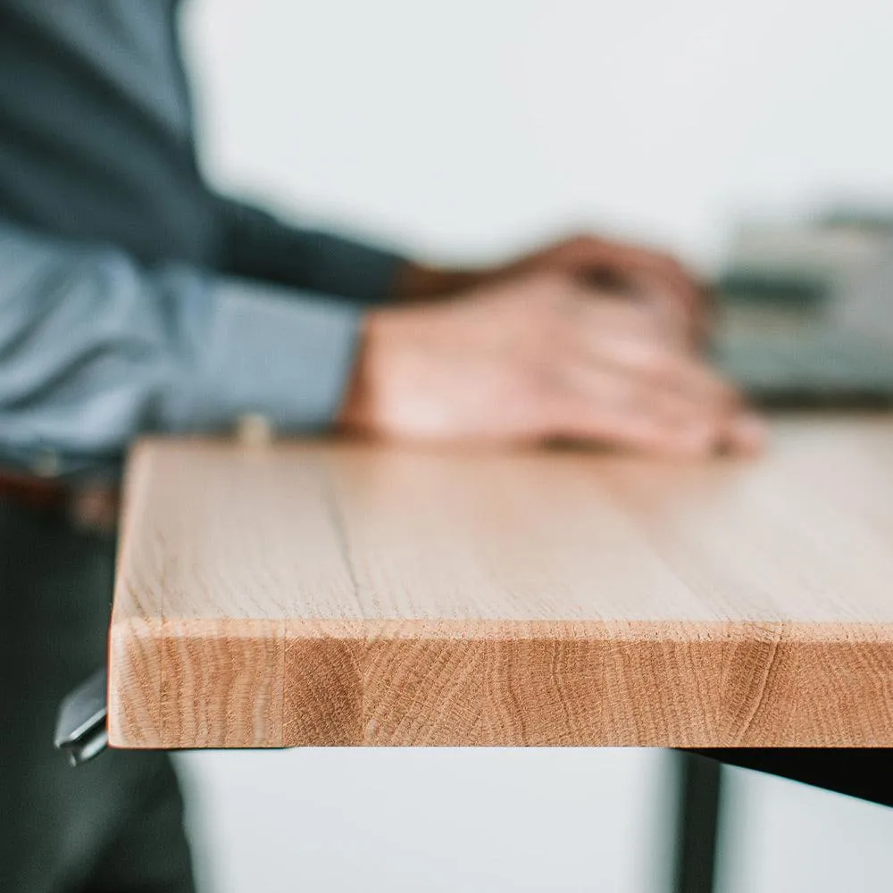 Lander Standing Desk - Butcher Block