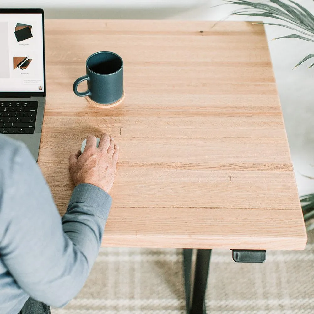 Lander Standing Desk - Butcher Block
