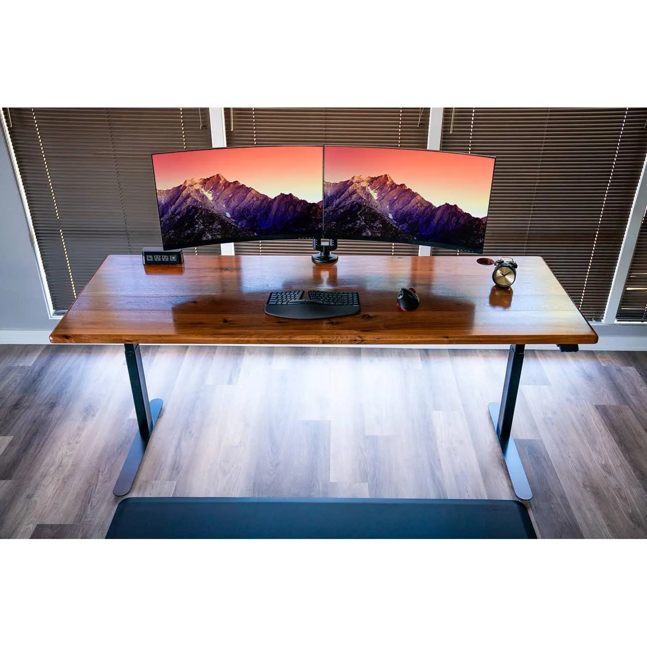 Lander Standing Desk - Solid Wood