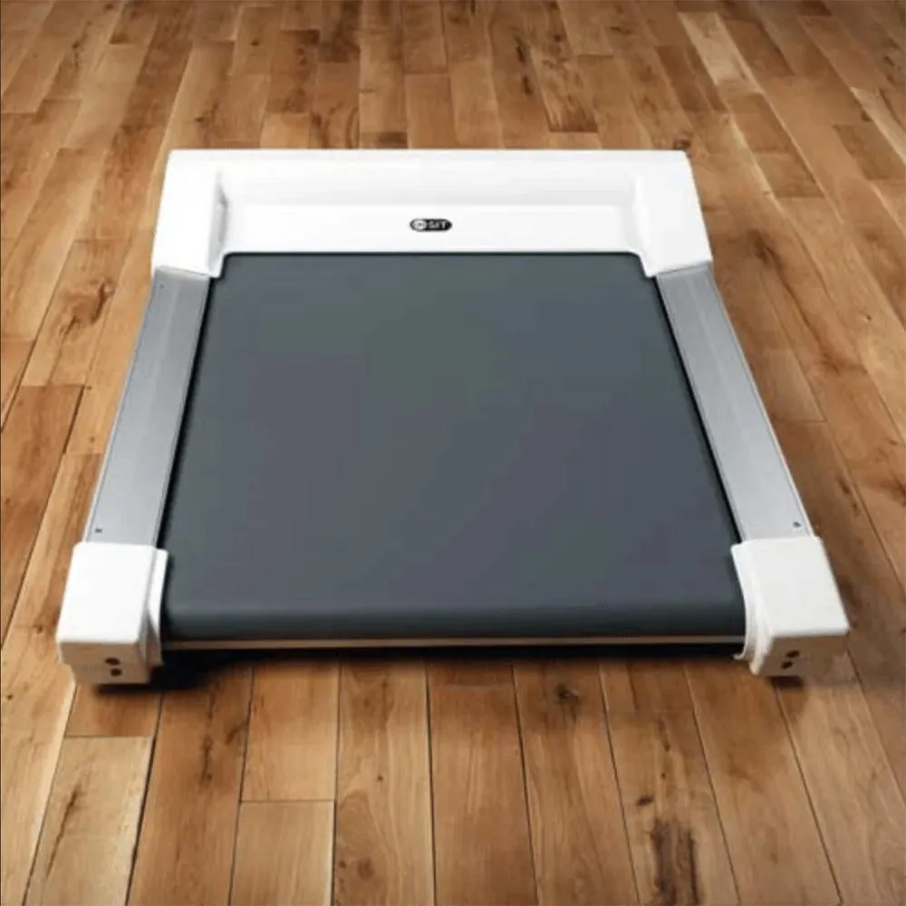 Lander Unsit Treadmill Desk with SteadyType - Solid Wood