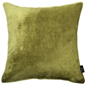 Lime Green Crushed Velvet Cushions