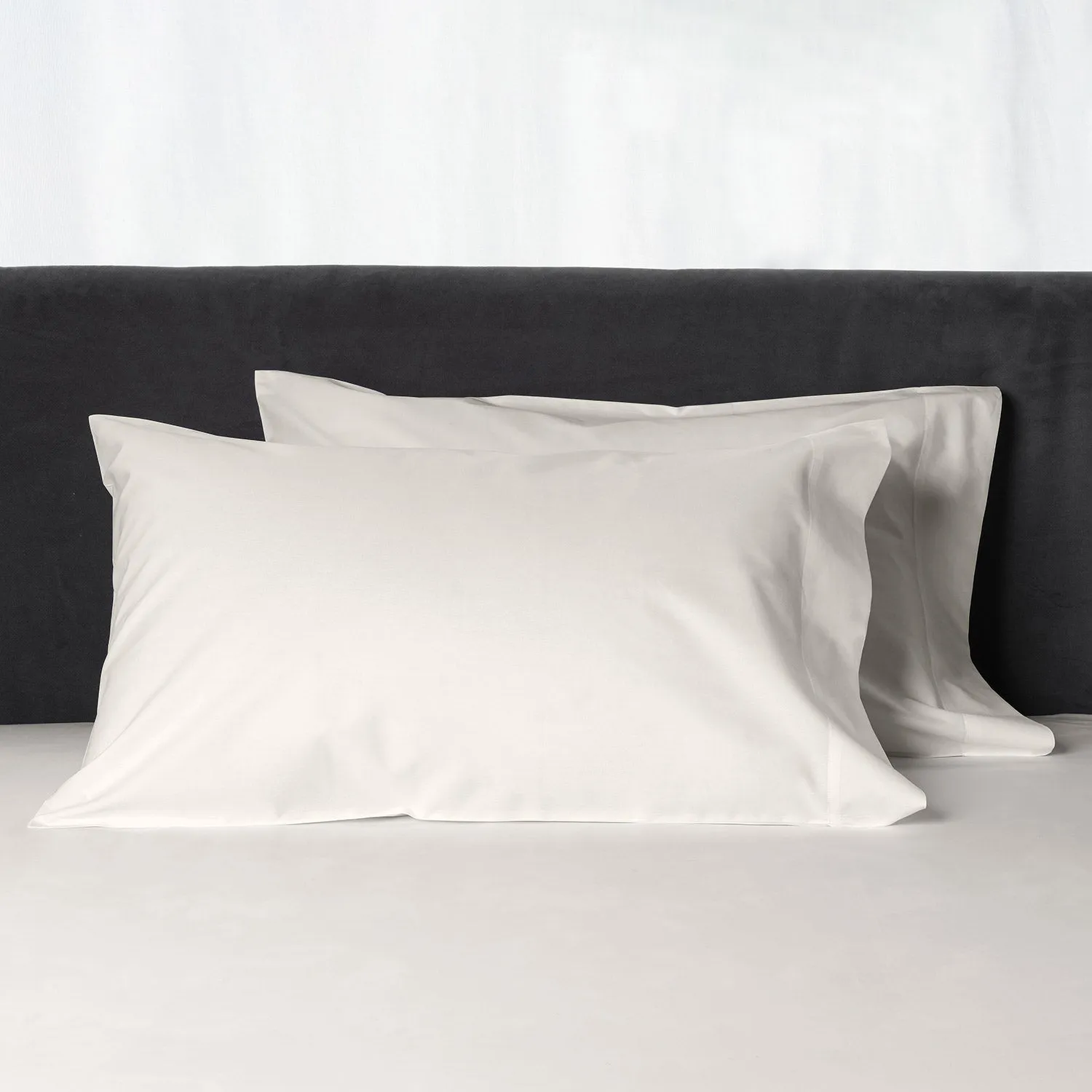 Lineare Percale Sheets & Pillowcases, Ivory