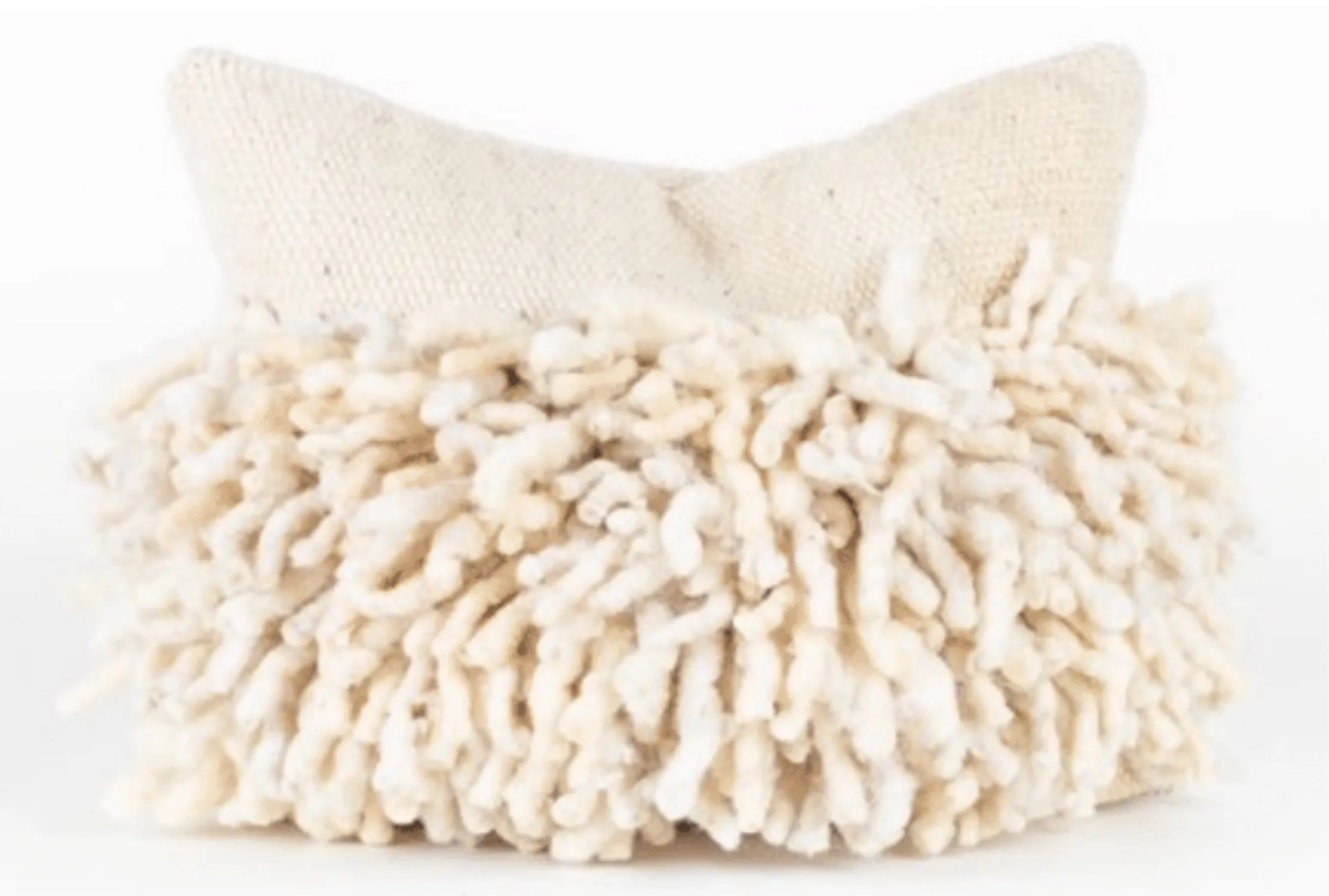 Makun Dreadlocks Pillow White