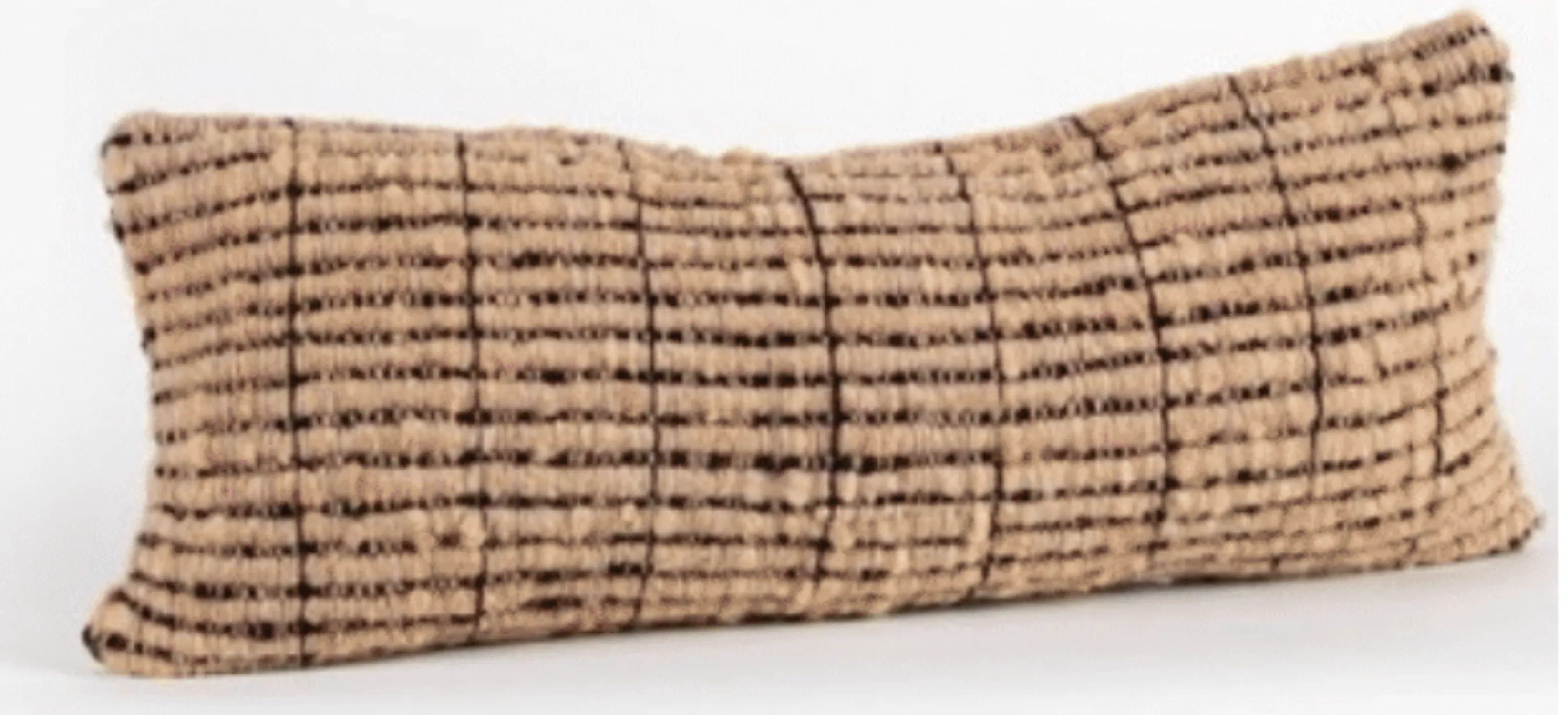 Makun Texturized Lumbar Pillow - Oatmeal/Brown