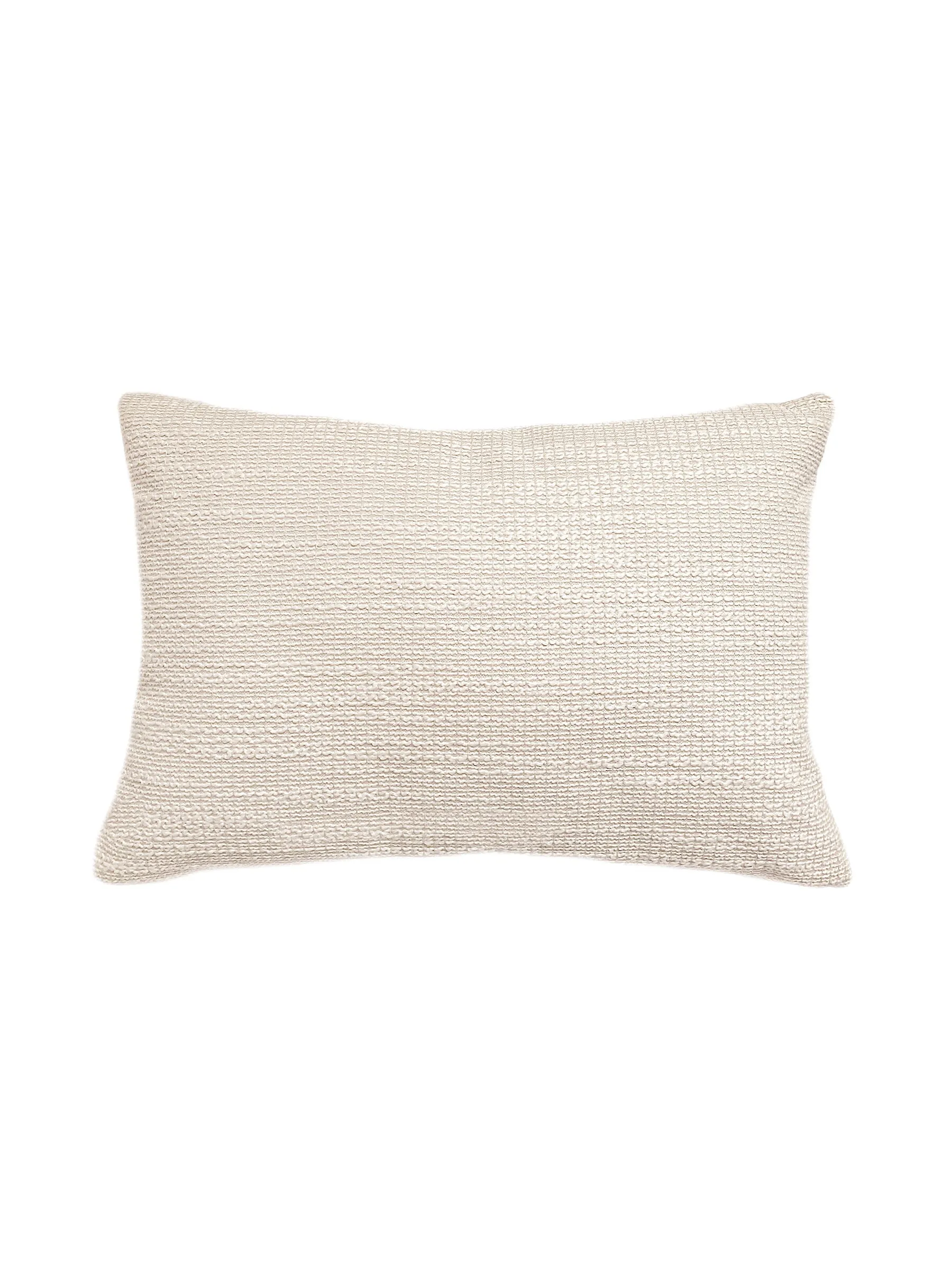 Natural Waves Beige Outdoor Pillow