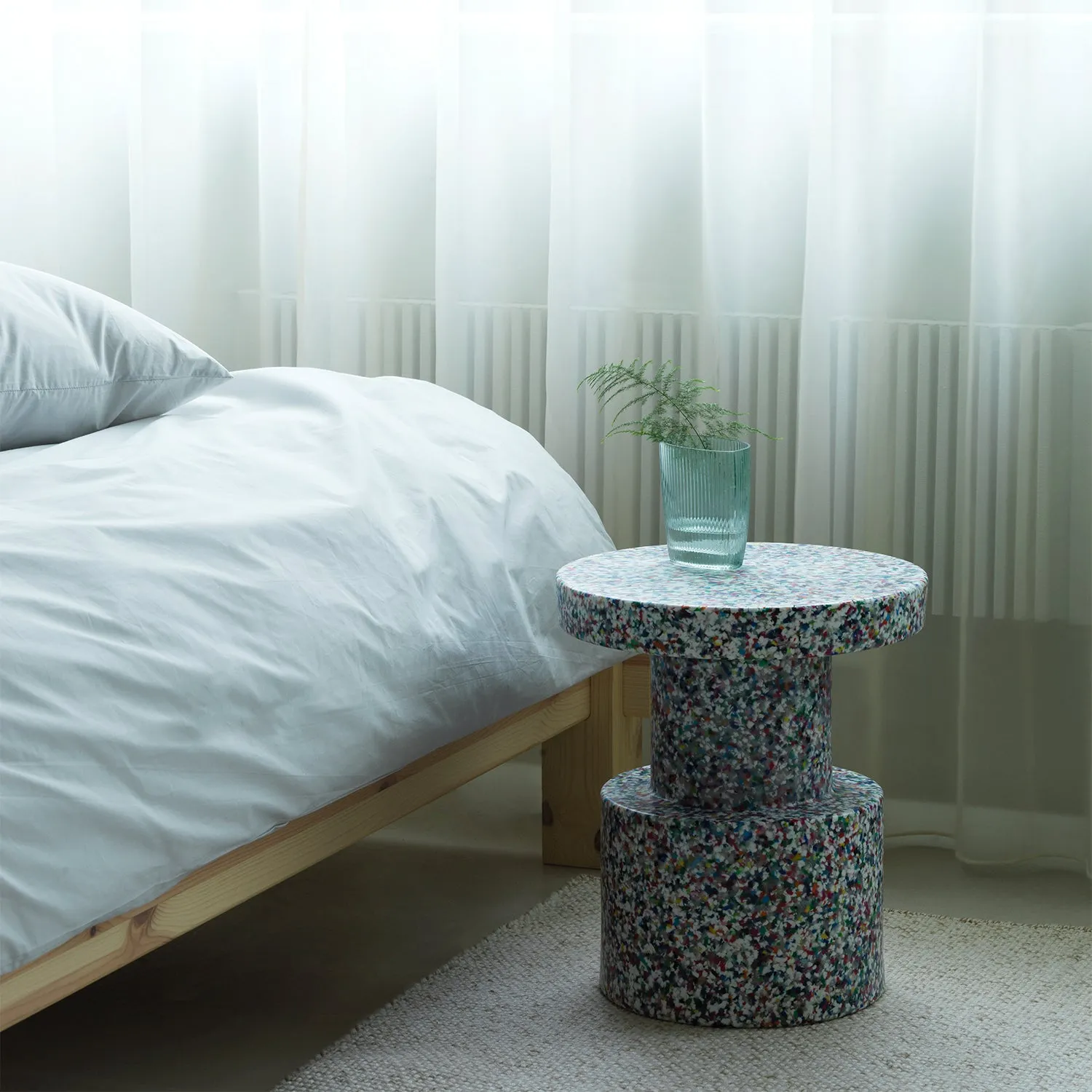 normann copenhagen | bit stool | black   multi