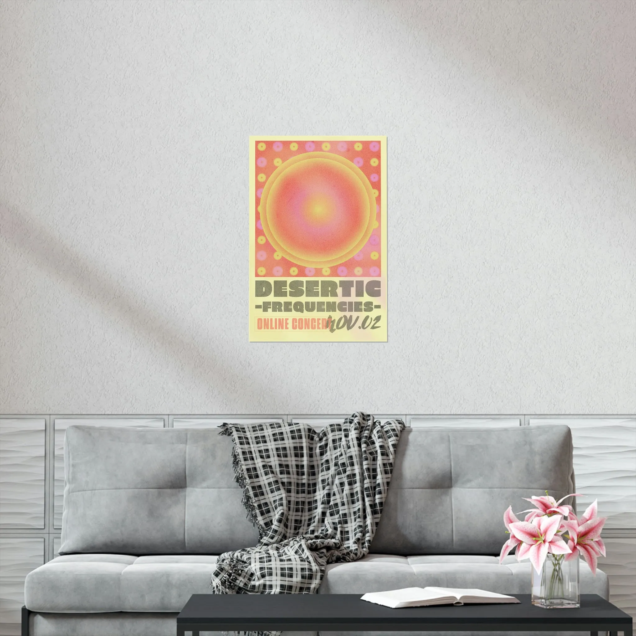 Online Concert Gradient Poster