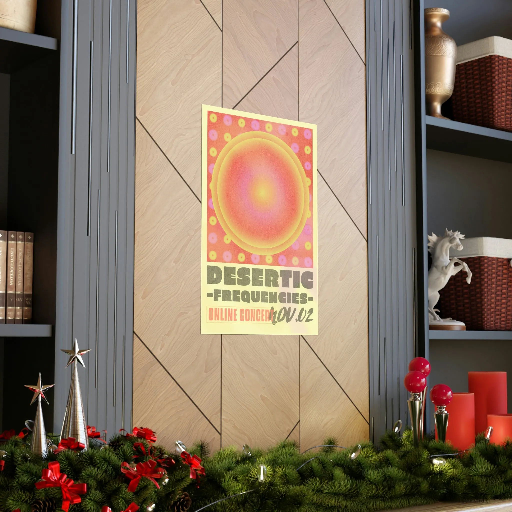 Online Concert Gradient Poster
